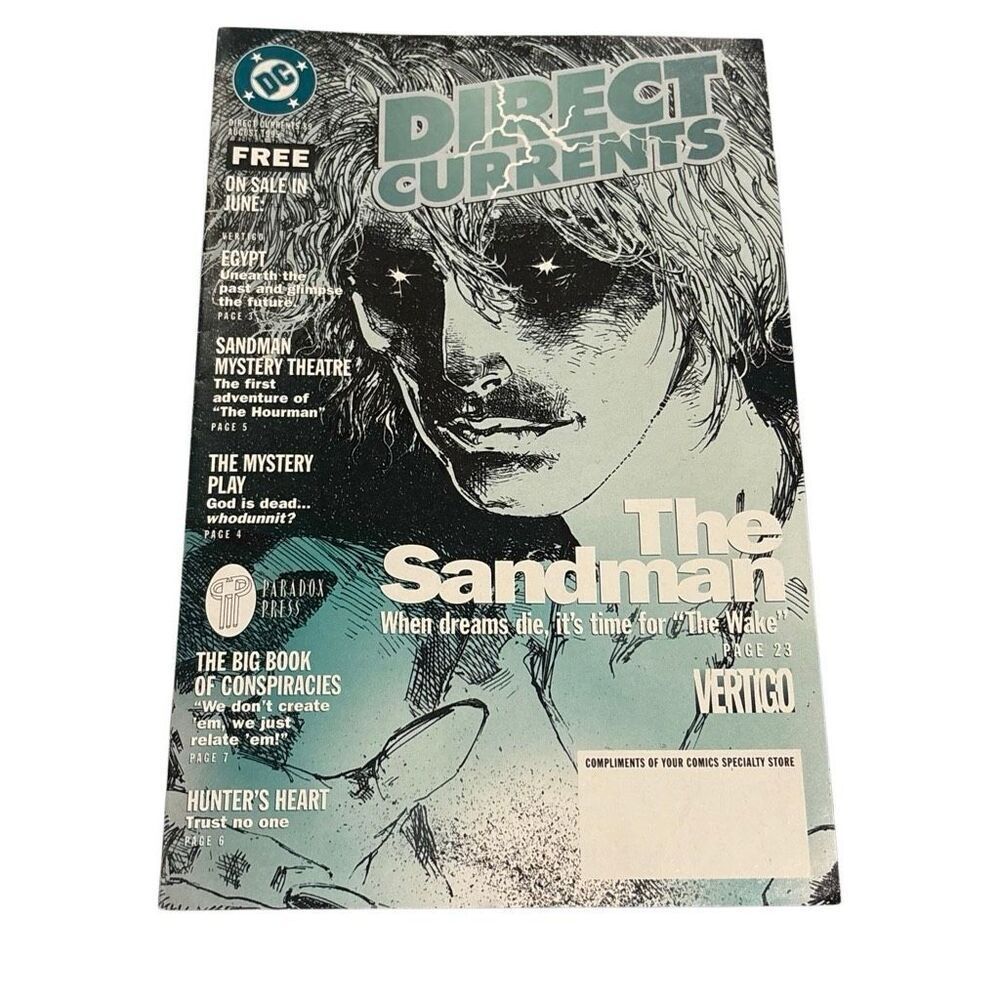 DC Direct Currents #89 August1995 Sandman Batman Forever Very‎ Good Condition